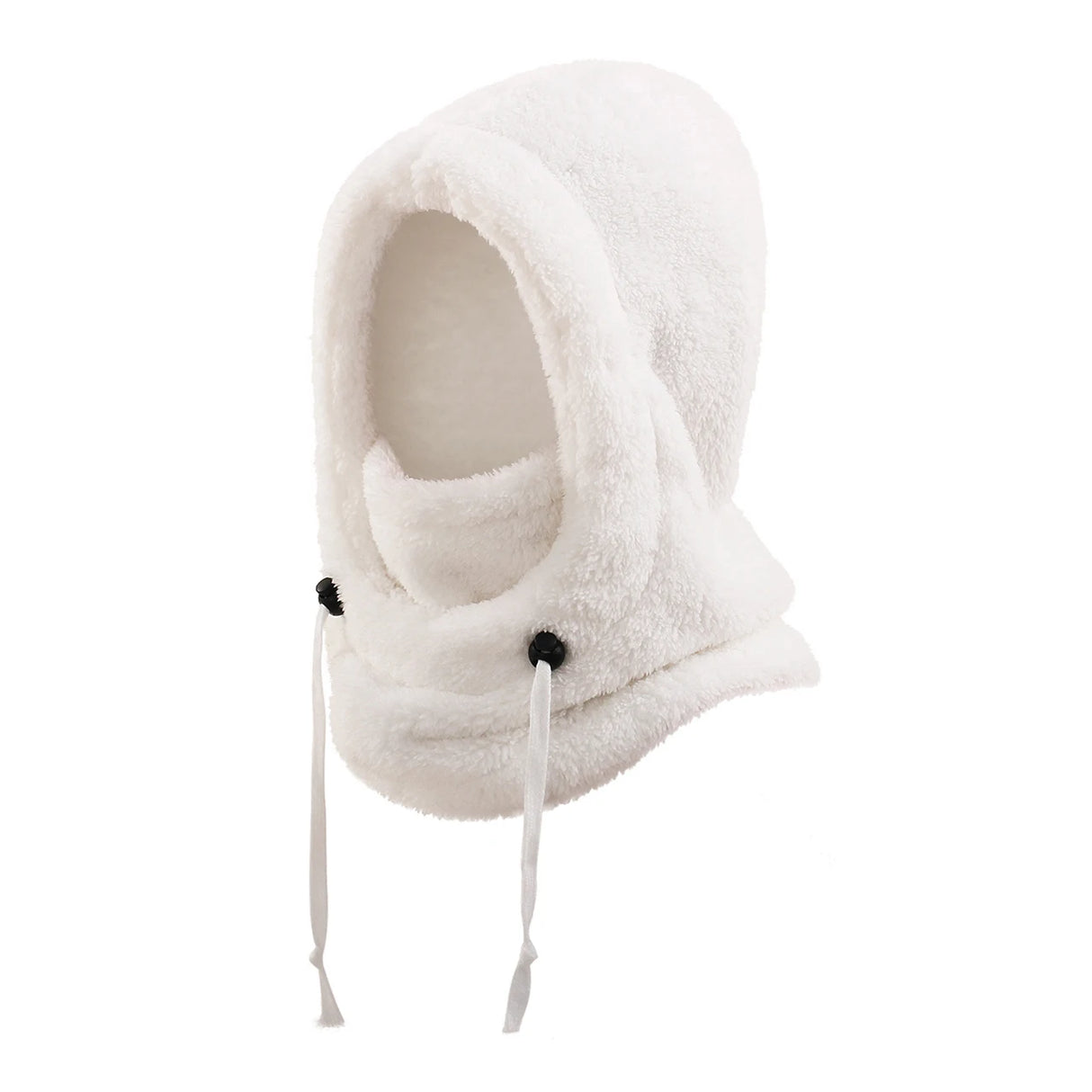 Kids Winter Plush Faux Fur Balaclava Hat Hooded Cap