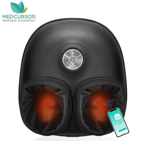 Smart Bluetooth Foot Massager with Heating and Air Compression - Sleep Galleria
