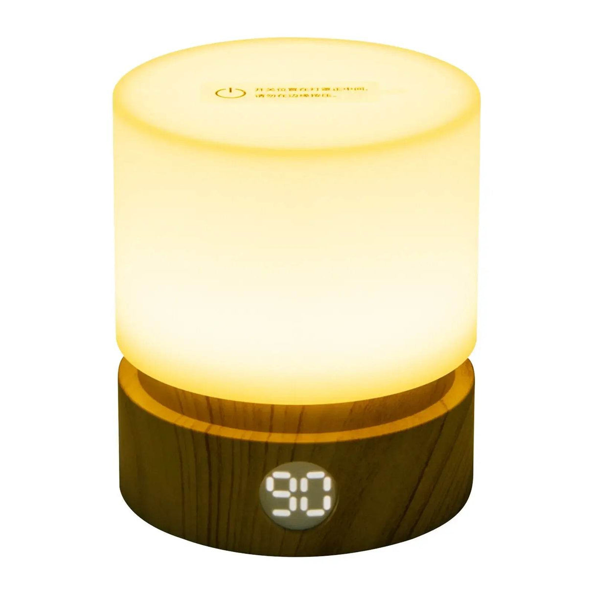 Soft Glow LED Cylindrical Bedside Night Light