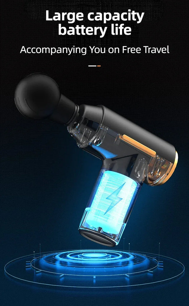 Portable Mini Deep Muscle Relief Massage Gun - Omega Lifestyles