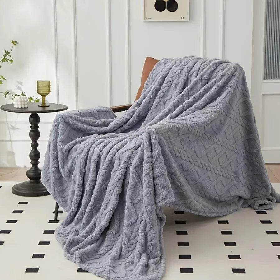 Lightweight Breathable Coral Fleece Polyester Blanket - Sleep Galleria