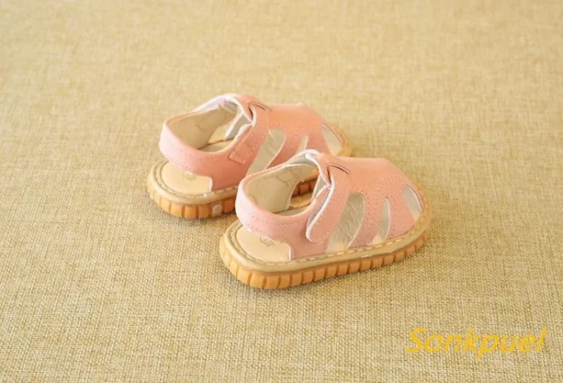 Baby Anti-Slippery Sound Sole Soft Indoor Toddler Sandals - Omega Lifestyles