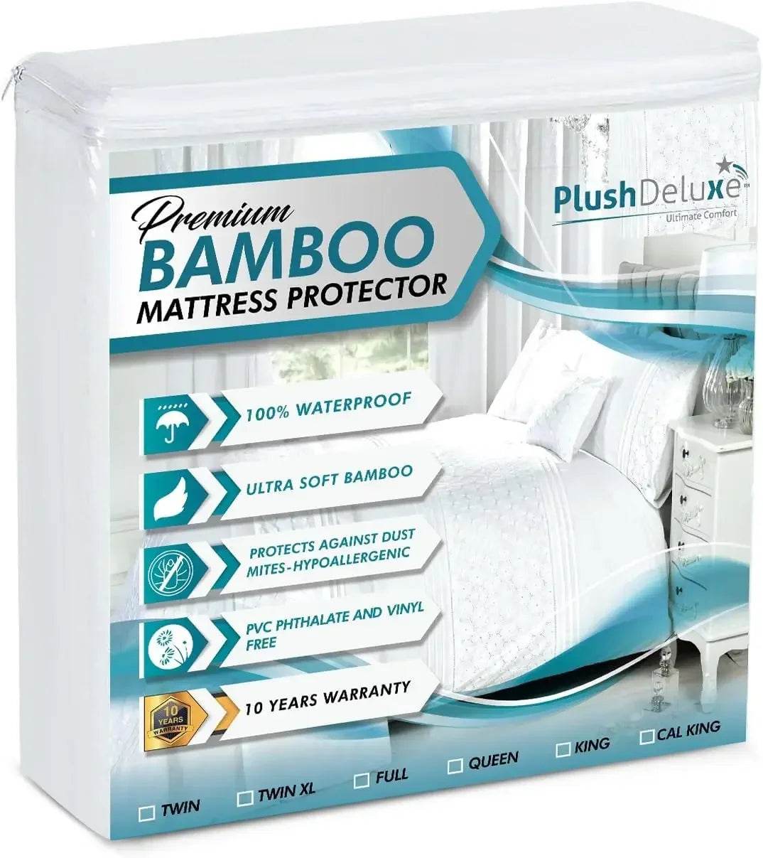 Signature Bamboo Waterproof Premium Protector - Sleep Galleria