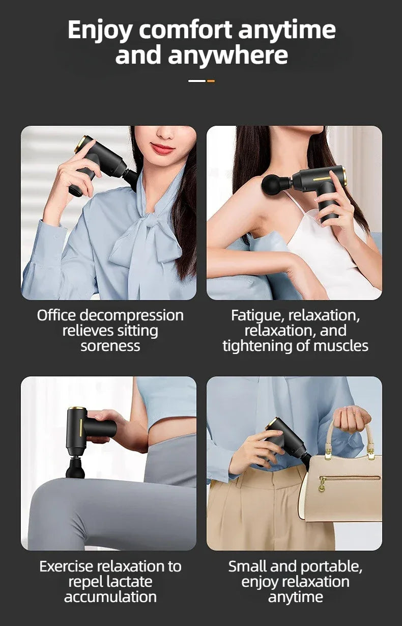Portable Mini Deep Muscle Relief Massage Gun - Omega Lifestyles