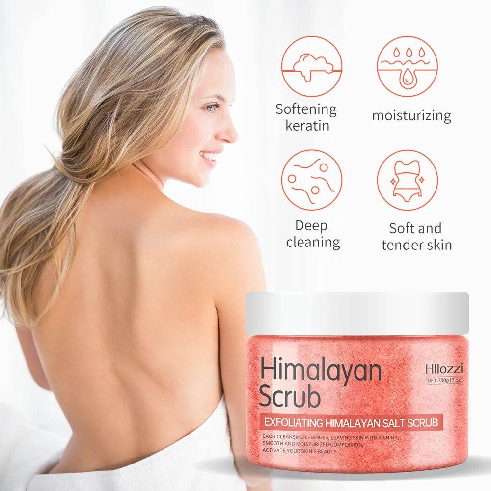 Himalayan Salt Turmeric Coconut Hydrating Face Body Scrub - Sleep Galleria