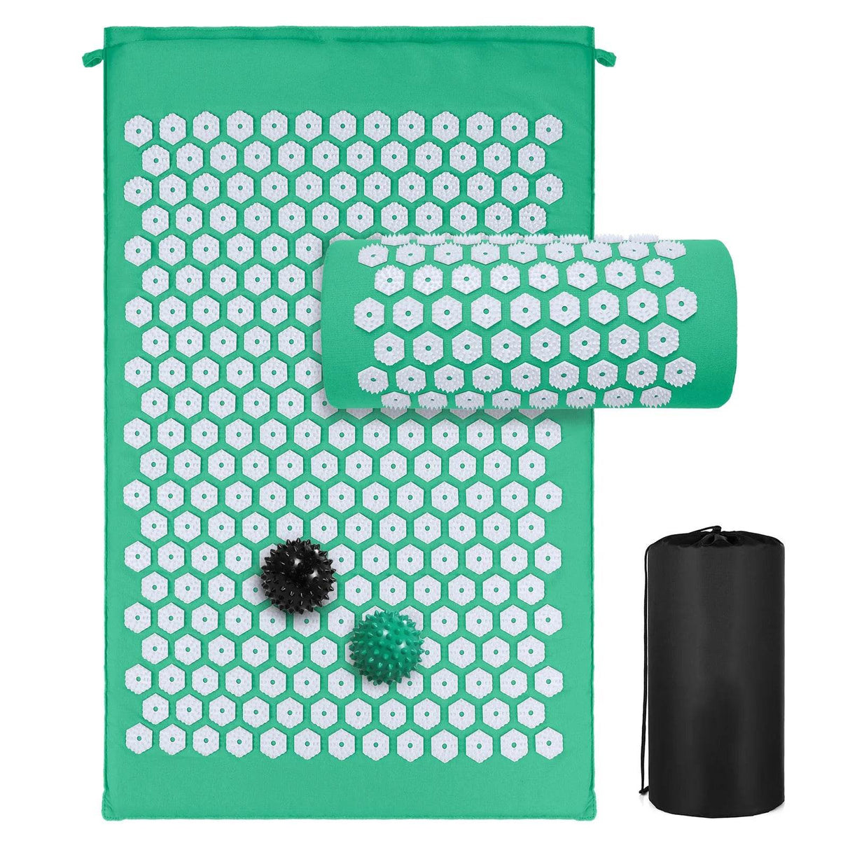 Acupressure Mat And Pillow Massage Set For Relaxation