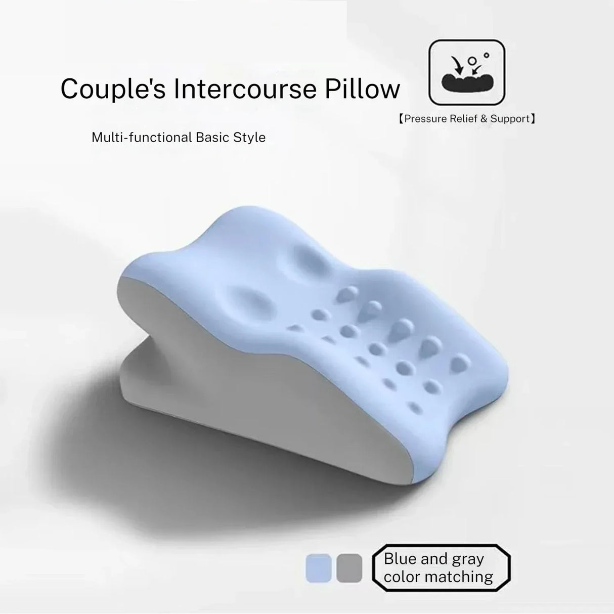 Memory Foam Wave Shape Multifunctional Lie Down Pillow - Omega Lifestyles