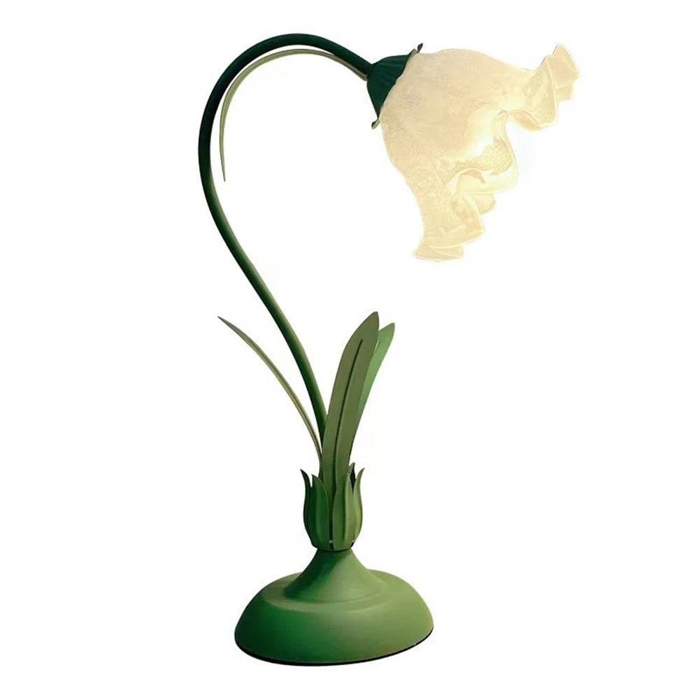 Vintage Floral Acrylic LED Desk Lamp