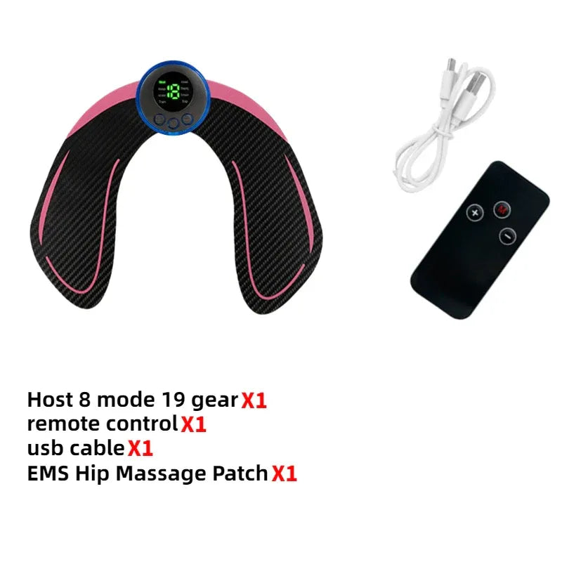 Electric Muscle Stimulator EMS Wireless Abdominal Trainer Massager - Omega Lifestyles