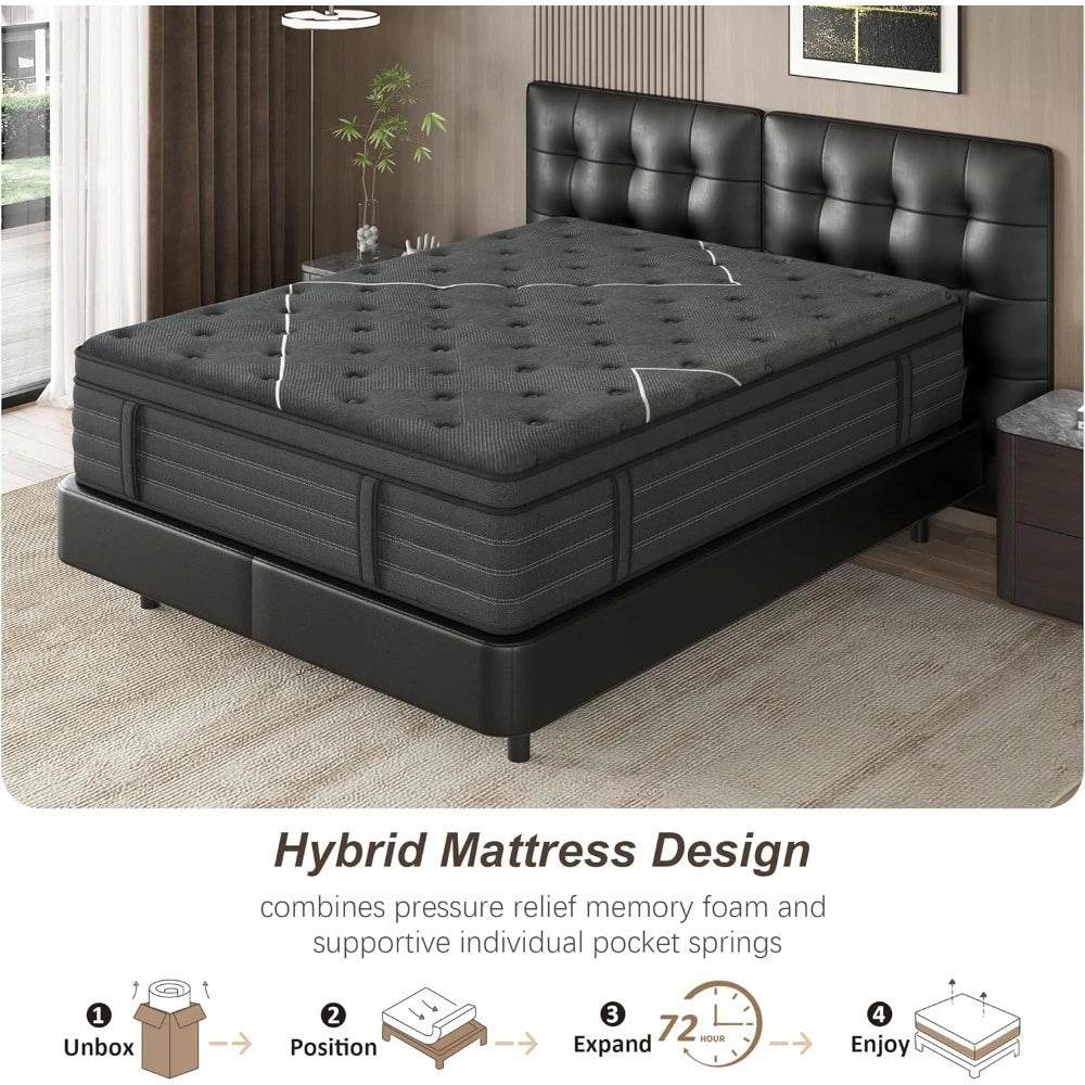 Extra Firm Memory Foam Hybrid Mattress - Sleep Galleria