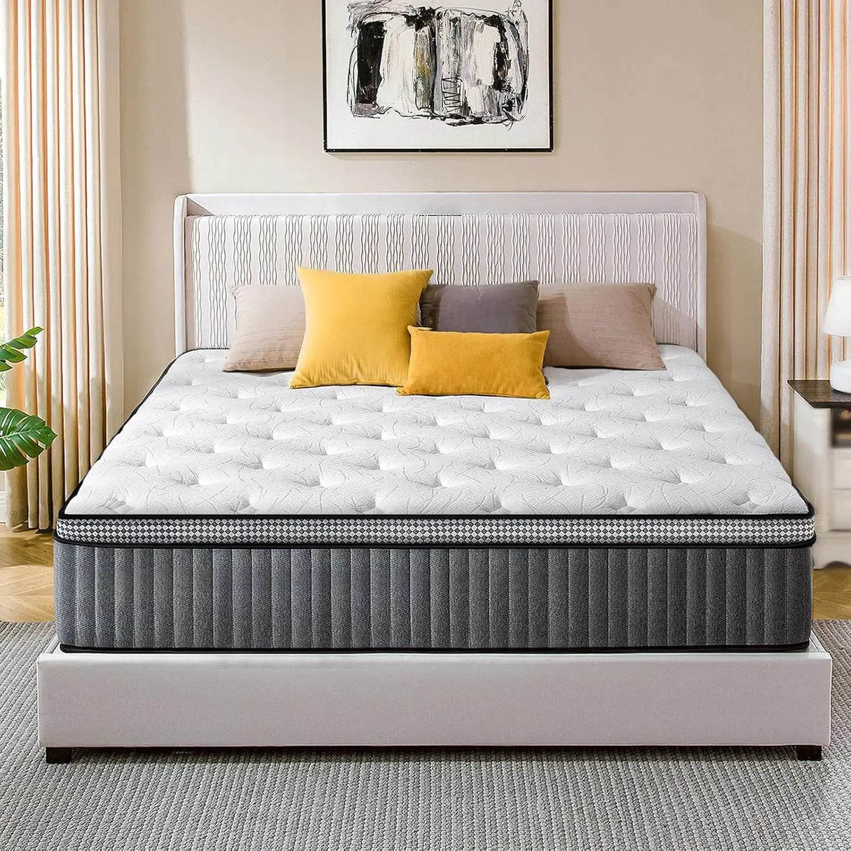 Medium Hybrid Gel-Infused Memory Foam Mattress - Sleep Galleria