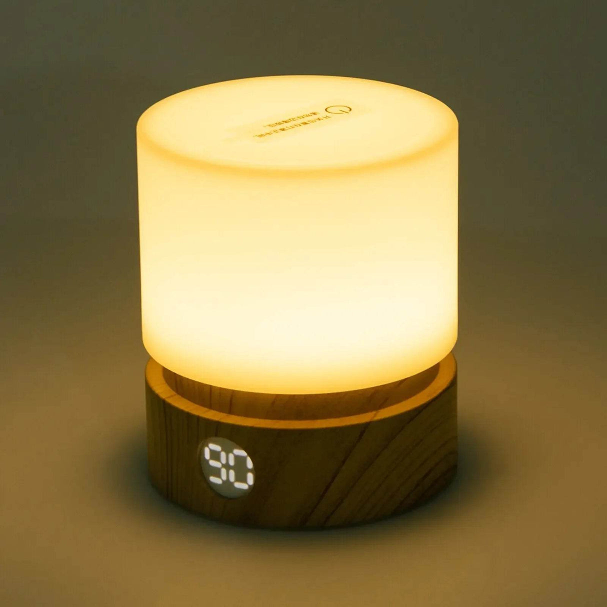 Soft Glow LED Cylindrical Bedside Night Light