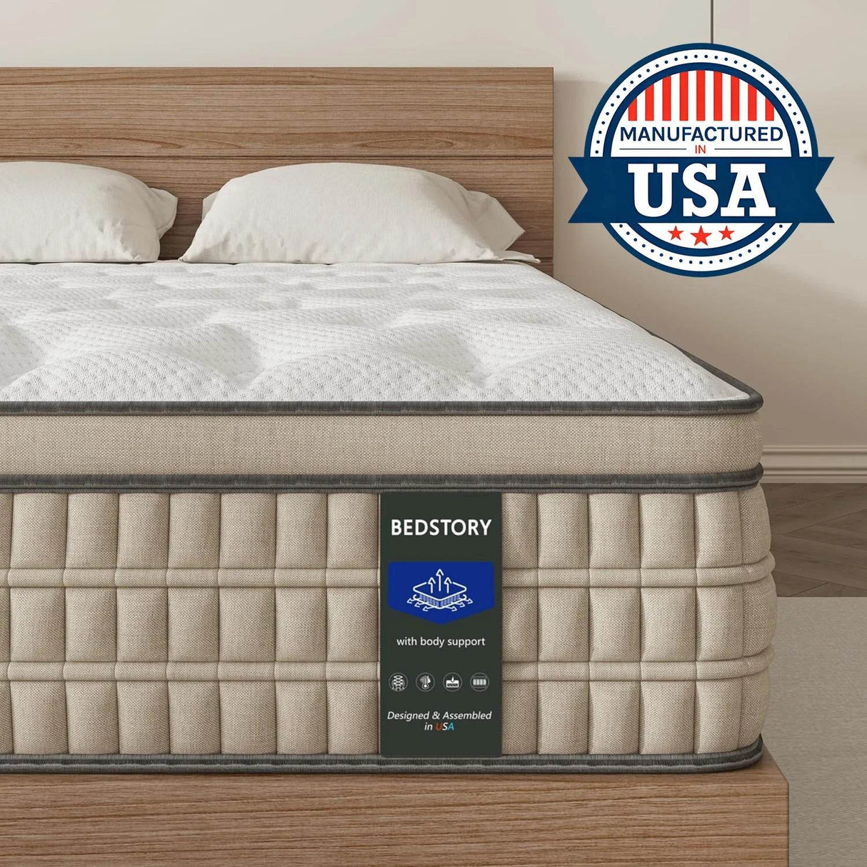 Medium Hybrid Gel Memory Foam Mattress - Sleep Galleria