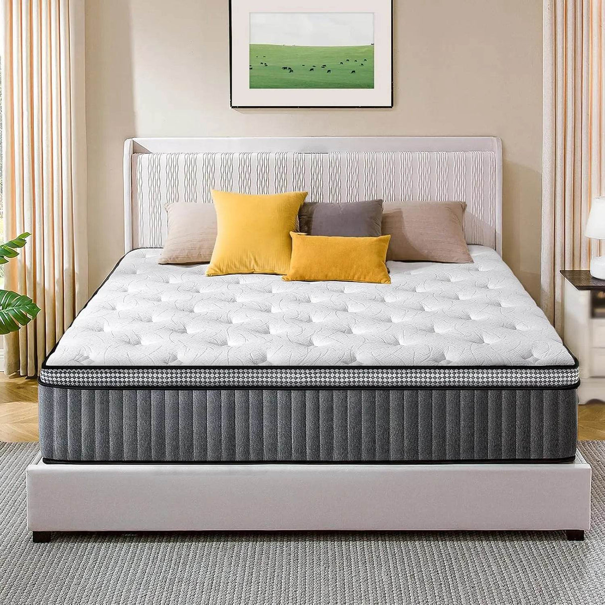 Medium Hybrid Gel-Infused Memory Foam Mattress - Sleep Galleria