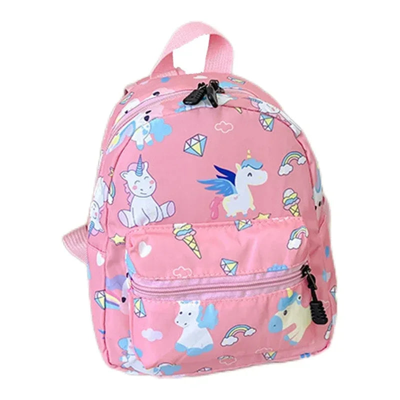 Kids Waterproof Dinosaur Unicorn Pattern Nylon Backpack - Omega Lifestyles