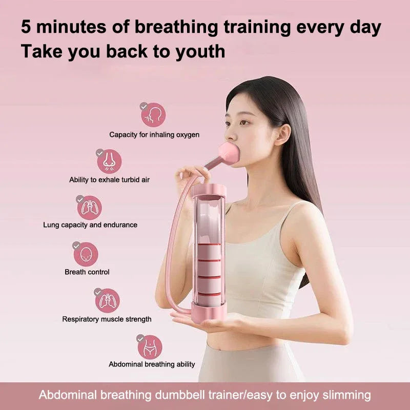 Advanced Breathing Trainer Lung Capacity Respiratory Strength Device - Omega Lifestyles