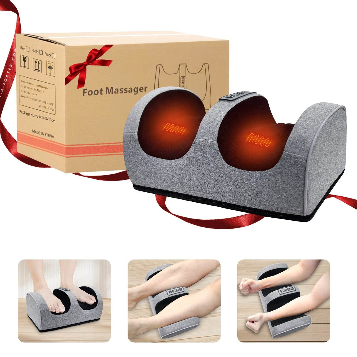 Electric Heating Foot And Leg Kneading Massage Machine
