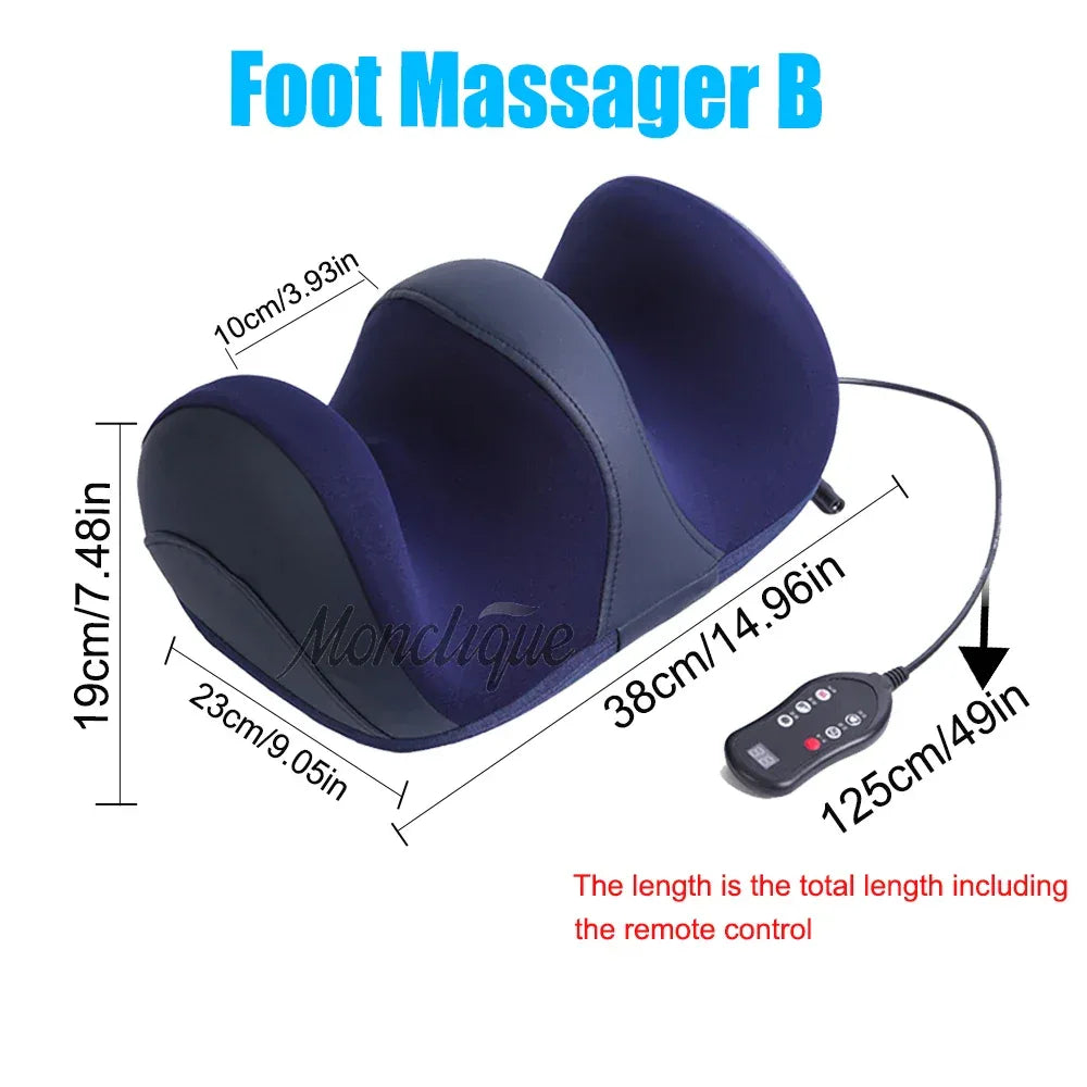 Electric Heated Shiatsu Foot Leg Massage Roller - Omega Lifestyles