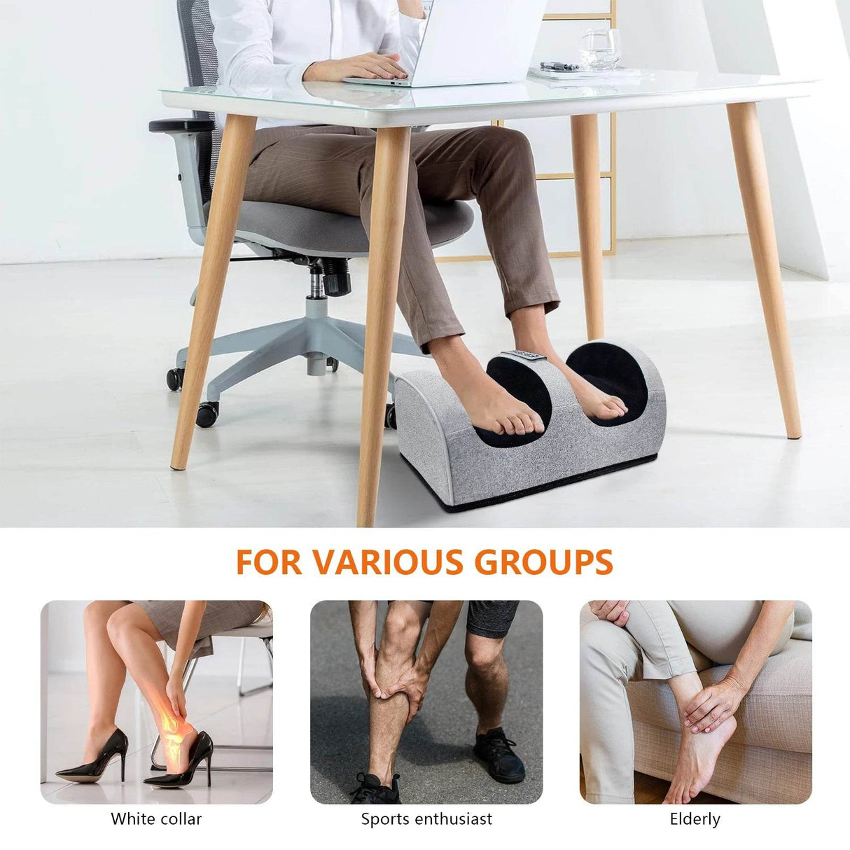 Electric Heating Foot And Leg Kneading Massage Machine
