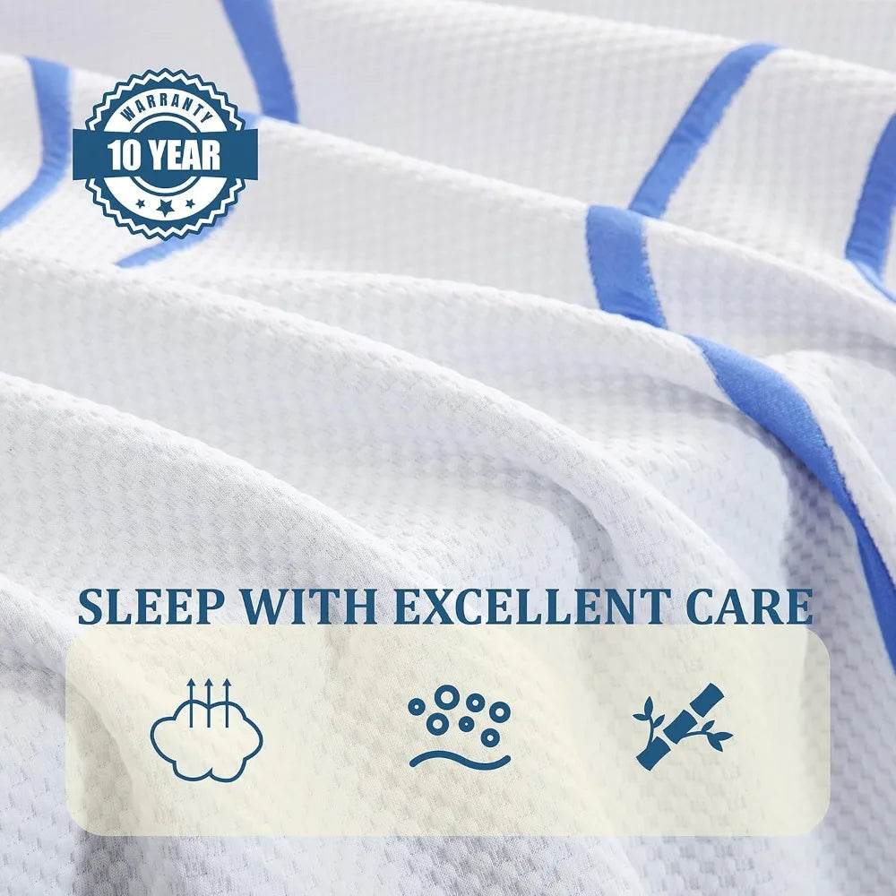 Medium Charcoal Gel Memory Foam Mattress - Sleep Galleria