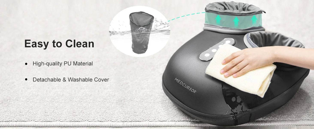 Shiatsu Heated Electric Foot Massager With Rollers