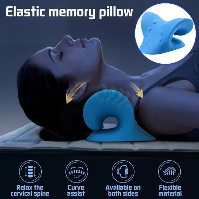 Ergonomic Neck Massage Pillow For Pain Relief - Omega Lifestyles