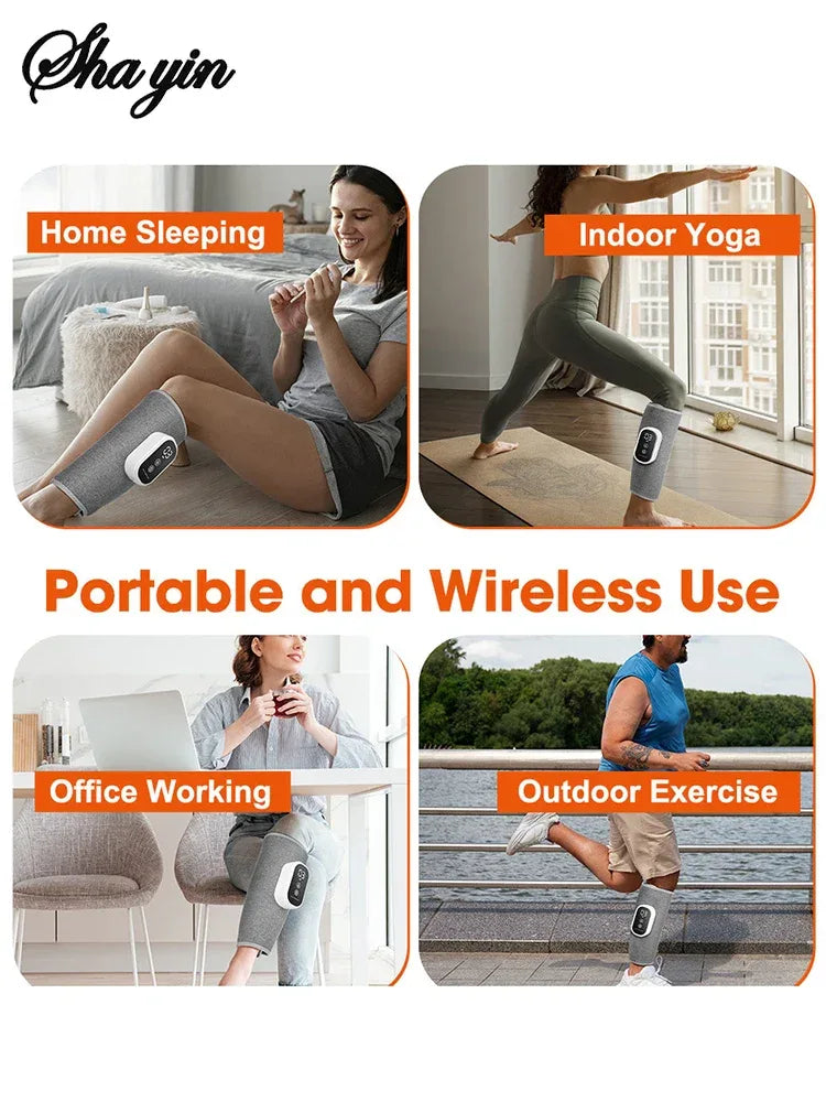 Wireless 360° Air Pressure Calf Muscle Massager - Omega Lifestyles