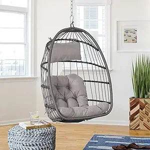 Indoor Outdoor Foldable Egg Swing Chair - Omega Lifestyles