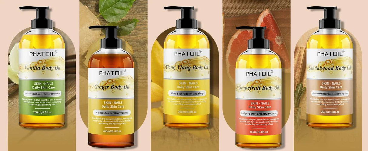 260ml Pure Essential Oil Body Massage Oil