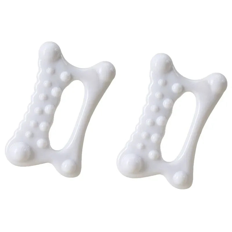 Set of 2 Ergonomic Plastic Gua Sha Massage Tools - Omega Lifestyles