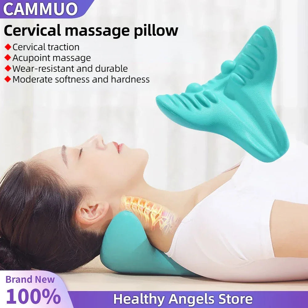 Ergonomic Cervical Neck Massage Pillow For Pain Relief - Omega Lifestyles