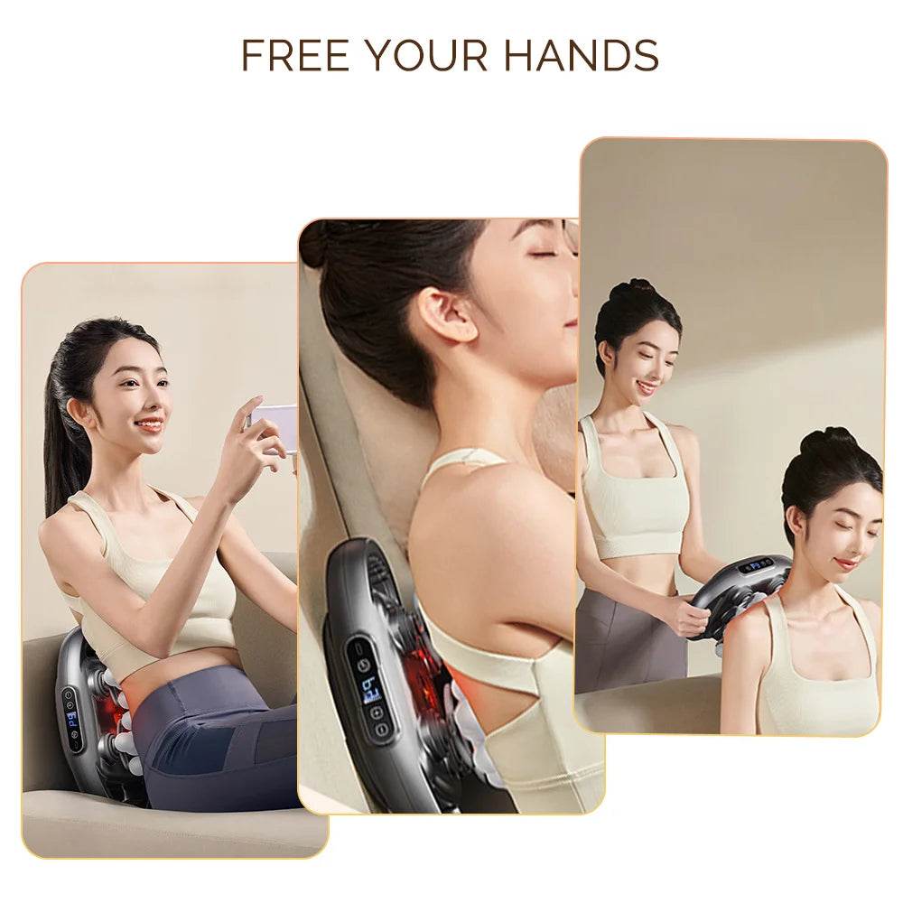 22-Head High-Frequency Vibration Body Massage Gun - Omega Lifestyles