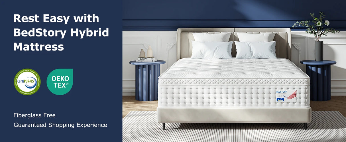 Medium 12-Inch Hybrid Memory Foam Pocket Spring Mattress