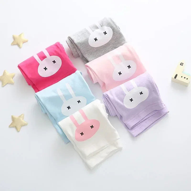 Girls Cartoon Elastic Waist Summer Calf-Length Leggings - Omega Lifestyles