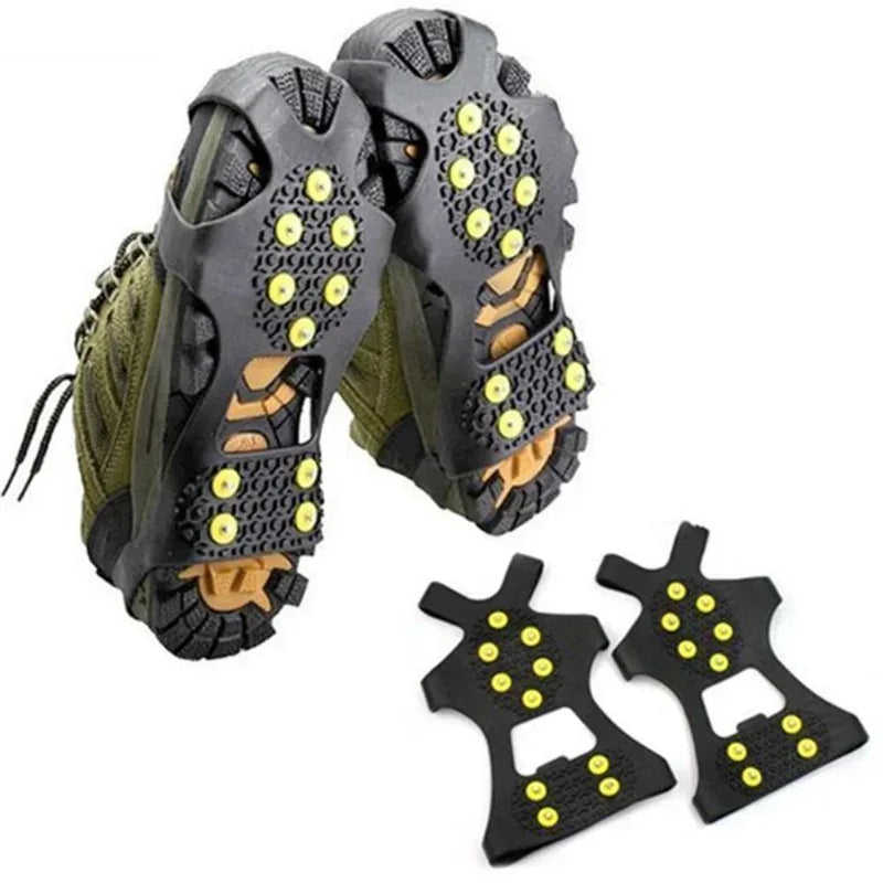 Pair Anti-Skid TPR Ice Gripper Snow Crampons - Omega Lifestyles