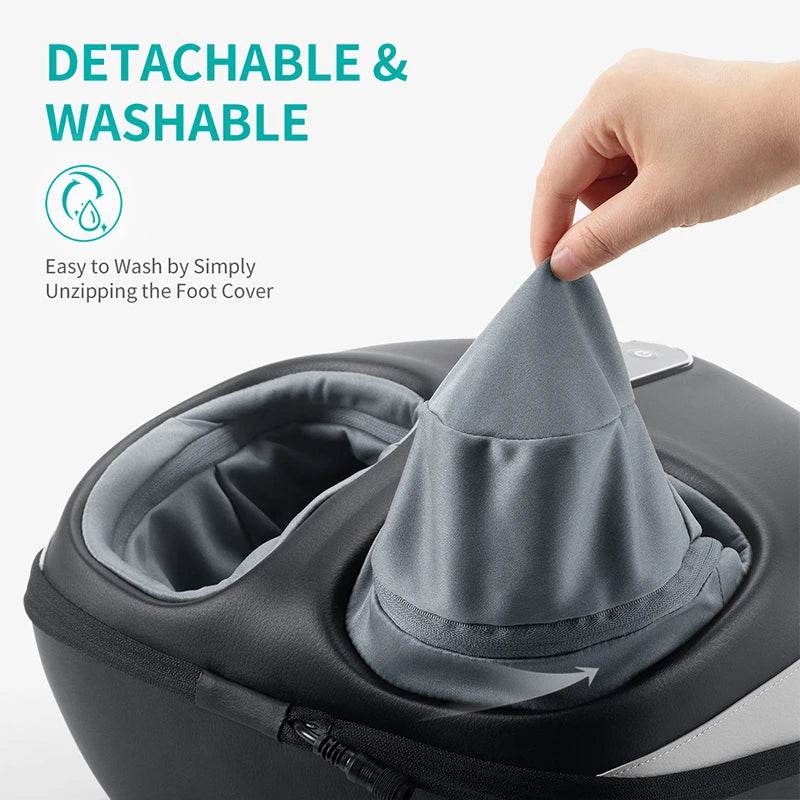 Shiatsu Foot Massager Machine with Heat Air Compression - Omega Lifestyles