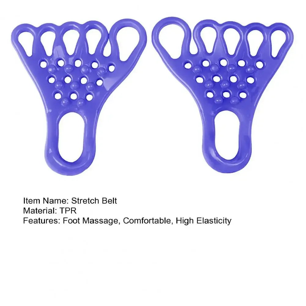 Pair of Breathable TPR Stretch Belt Foot Massage Strap - Omega Lifestyles