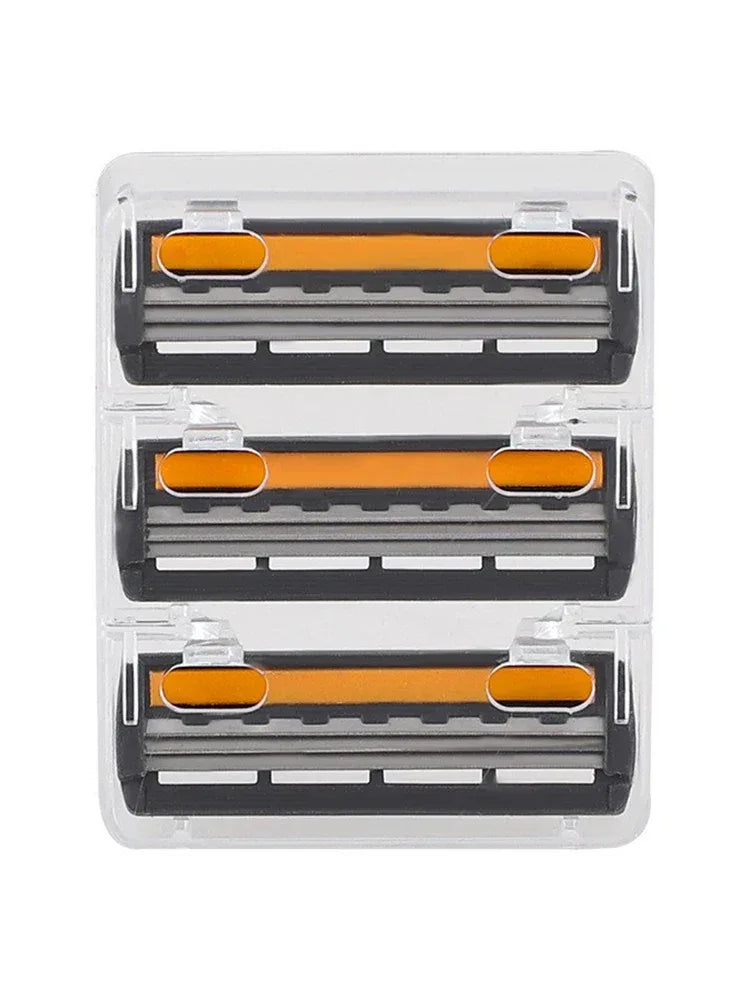 19-Piece Stainless Steel Razor Blade Refills For Men - Omega Lifestyles