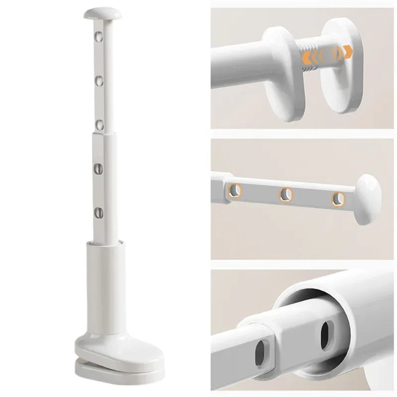 Portable Rust-Resistant Folding Plastic Travel Hanger Rack - Omega Lifestyles