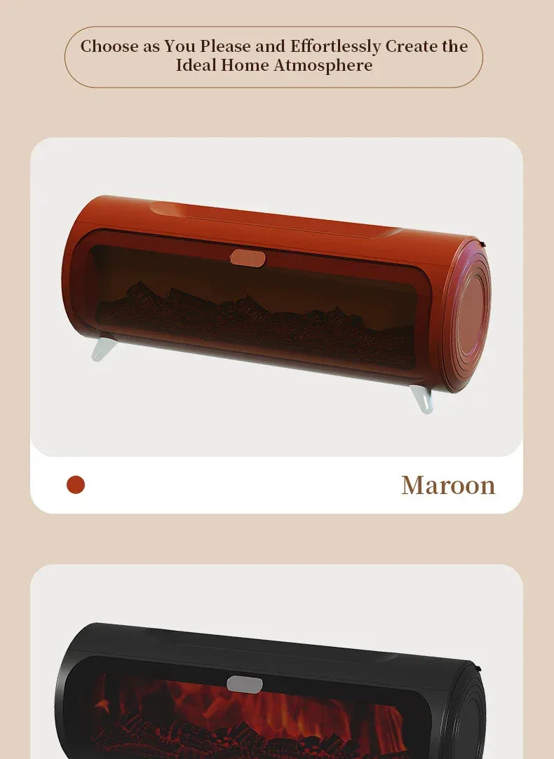 Fireplace Ultrasonic Essential Oil Aroma Diffuser Humidifier - Omega Lifestyles