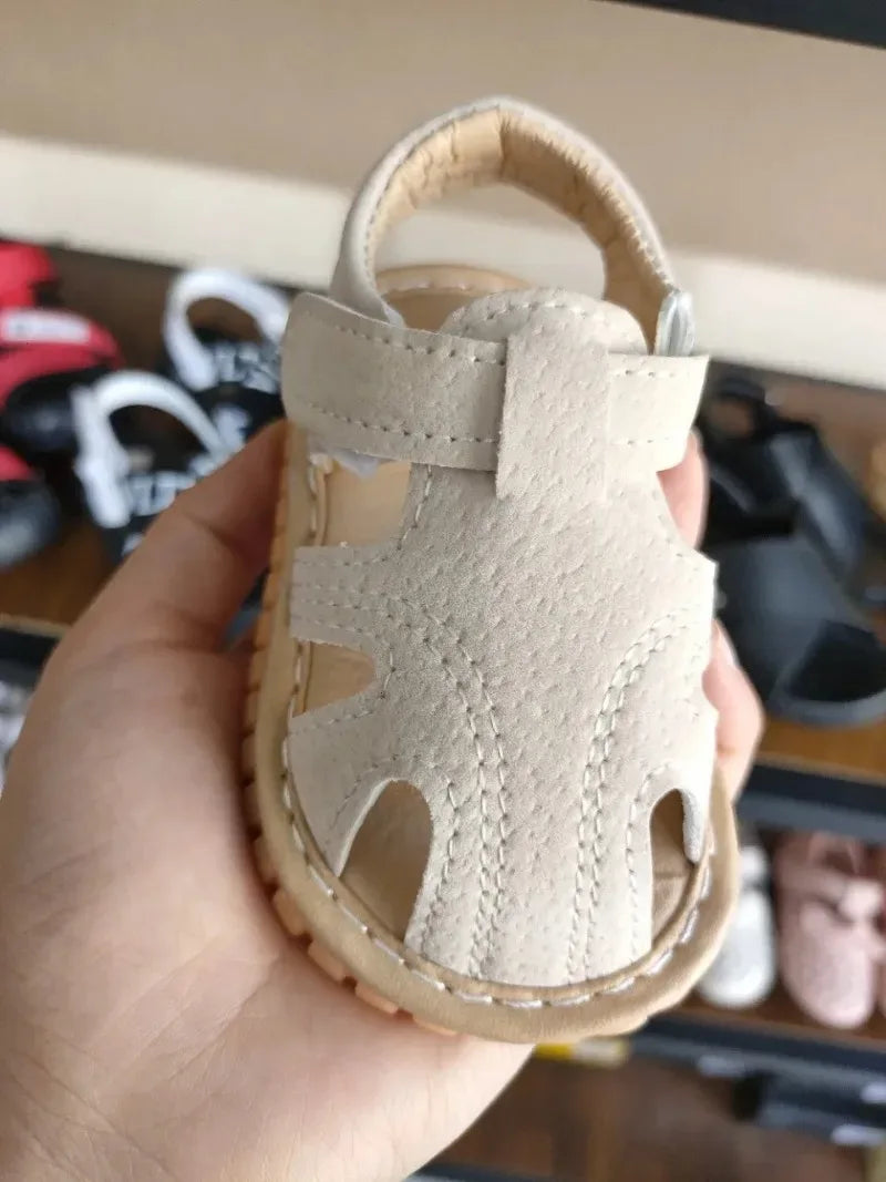 Baby Anti-Slippery Sound Sole Soft Indoor Toddler Sandals - Omega Lifestyles