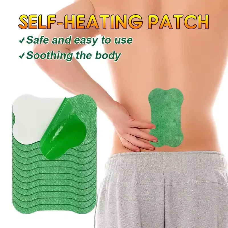 Set Of 12 Wormwood Self-Heating Lumbar Back Patches - Omega Lifestyles