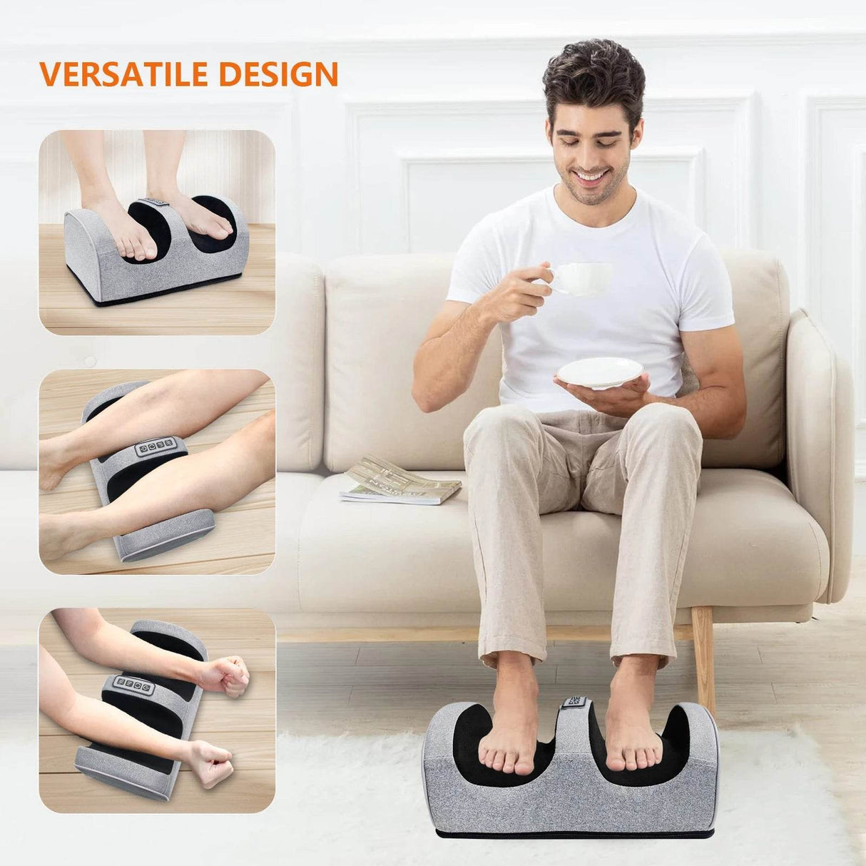 Electric Heating Foot And Leg Kneading Massage Machine