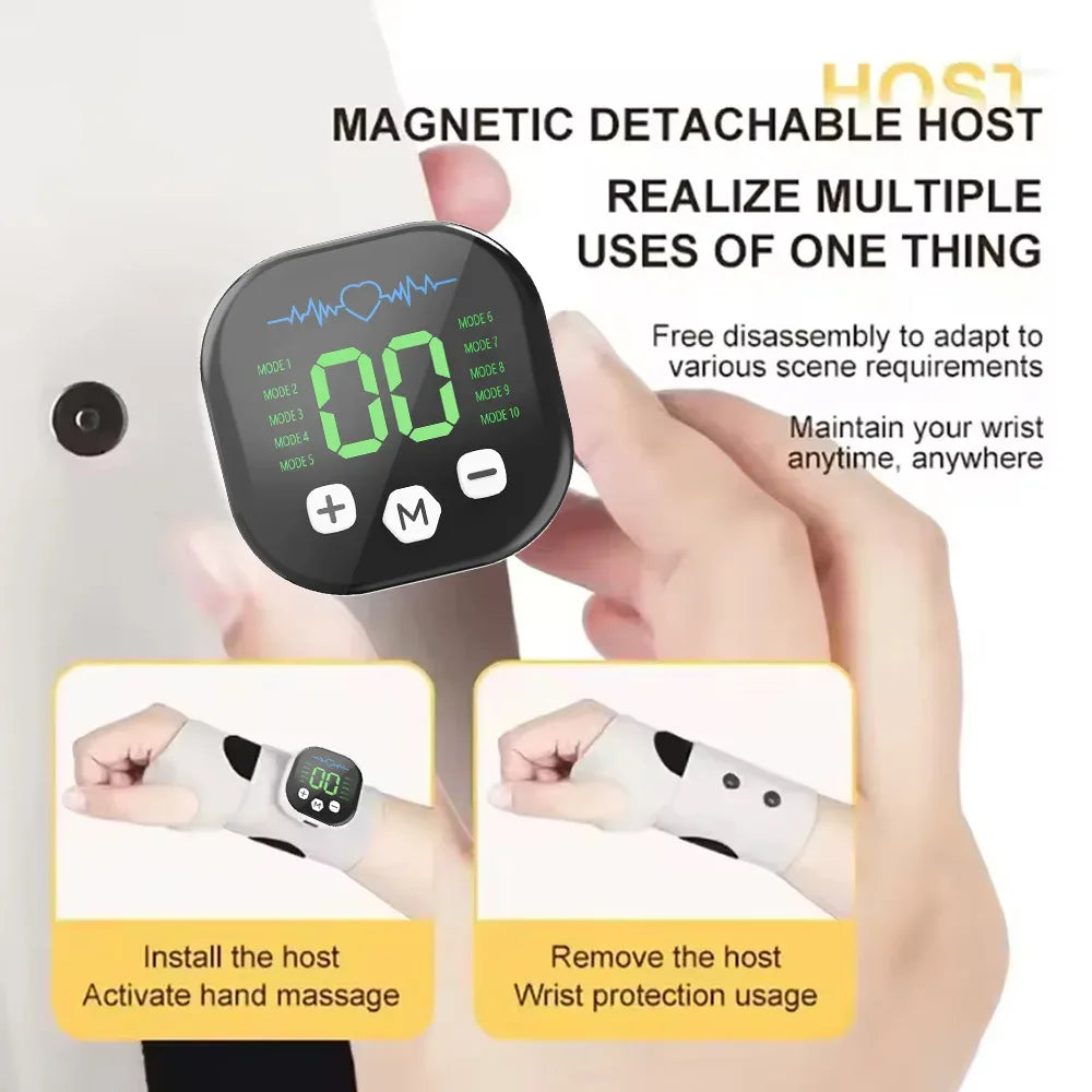 Electric Heating Wrist Massager With Heat And Vibration - Omega Lifestyles
