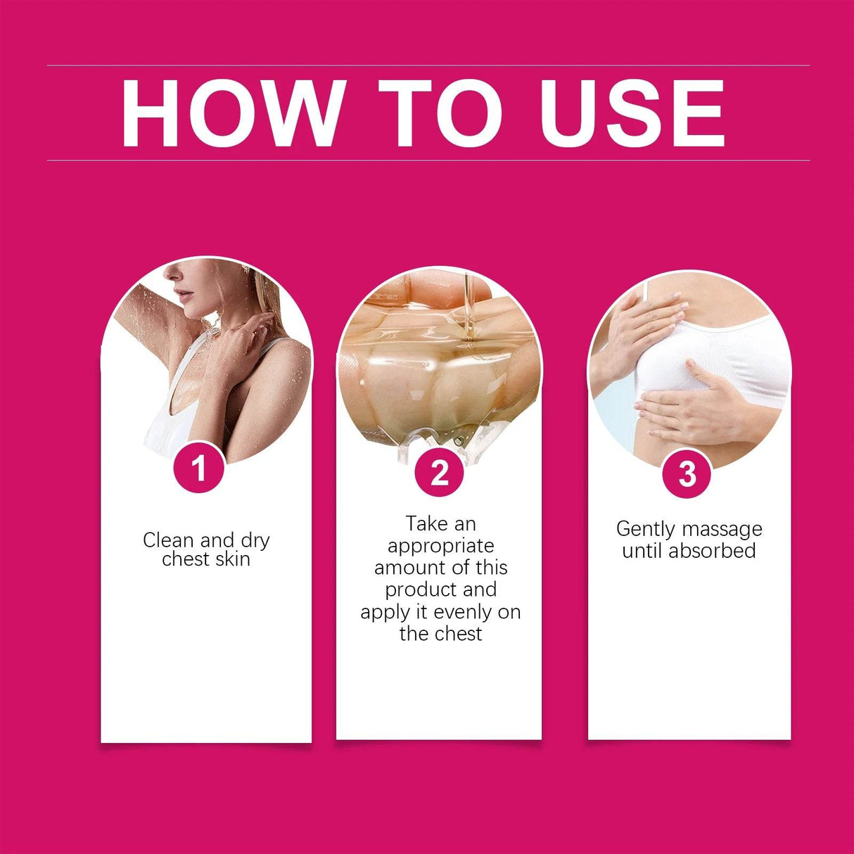 Breast Firming Massage Oil Elasticity Enhancing Care