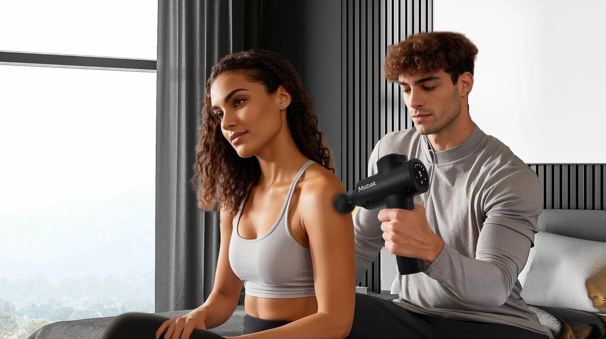 Deep Tissue Portable Massage Gun With Four Heads - Omega Lifestyles