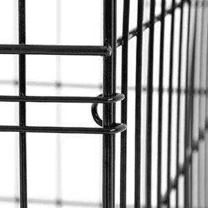 42-Inch Folding Heavy Duty Metal Wire Dog Crate - Sleep Galleria