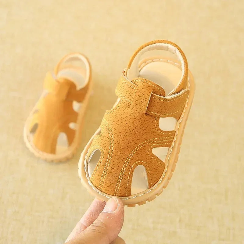 Baby Anti-Slippery Sound Sole Soft Indoor Toddler Sandals - Omega Lifestyles