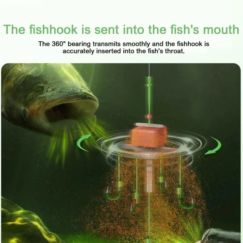 High Carbon Steel Explosion Fishing Hook With 6 Hooks - Omega Lifestyles