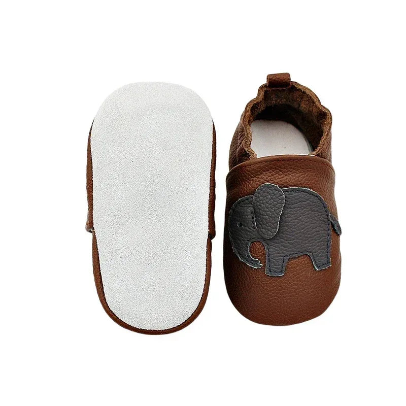 Soft Cow Leather Baby Shoes Infant Toddler First Walkers - Omega Lifestyles